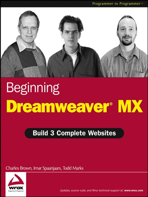 Title details for Beginning Dreamweaver MX by Charles E. Brown - Available